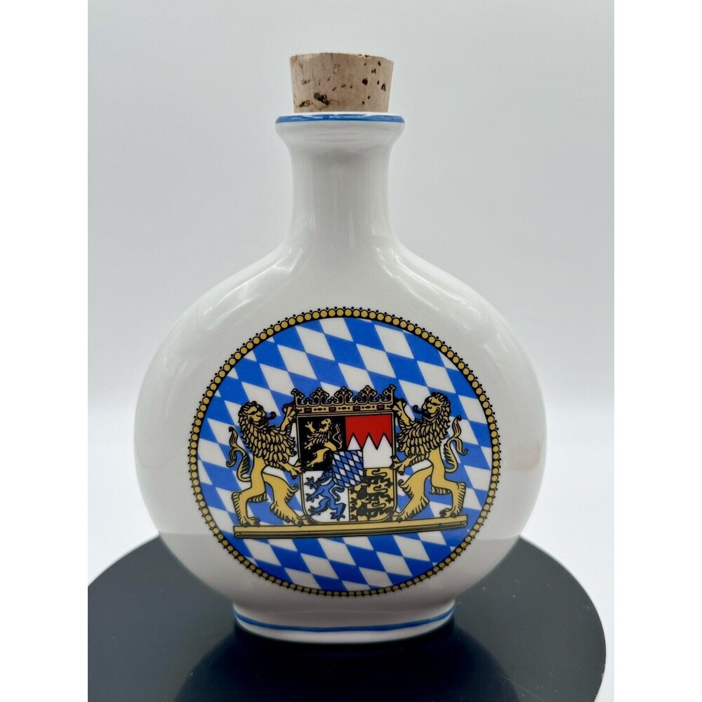 Johann Weig Vintage Bavaria Snuff Bottle 6" With Cork
